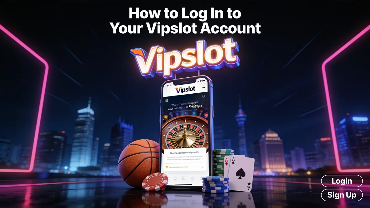 How to Log In to Your Vipslot Account for players in the Philippines